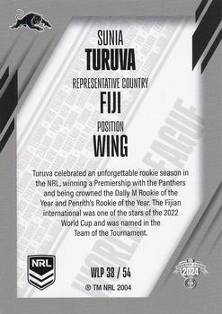 2024 NRL Traders Titanium - World In League Parallel #WLP38 Sunia Turuva Back